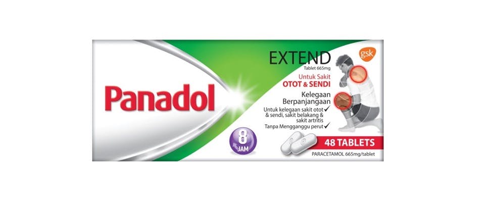 Panadol Extend pack shot