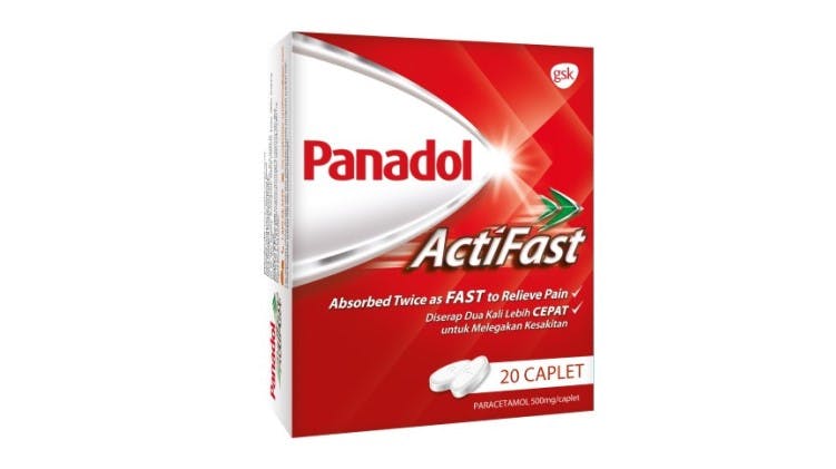 Panadol Actifast pack shot