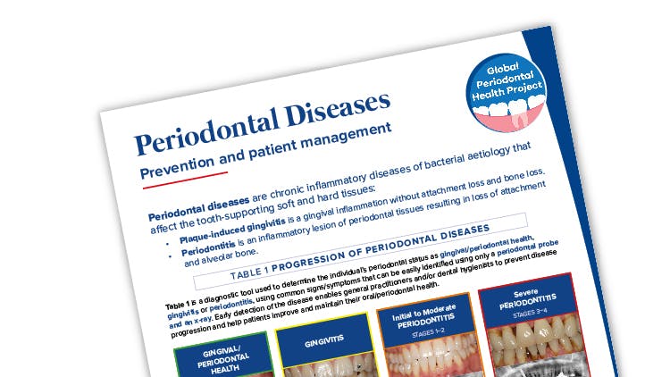 Periodontal diseases prevention and patient management