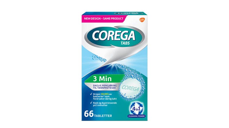 Corega 3-minute daily cleanser