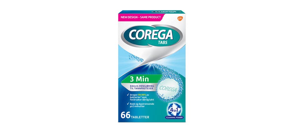 Corega 3-minute daily cleanser