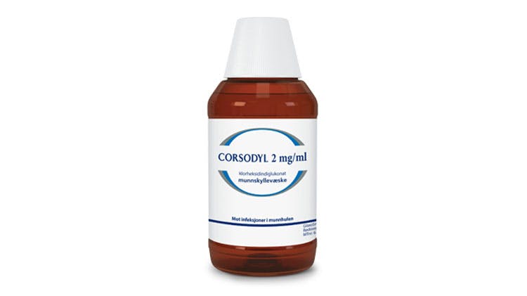 Corsodyl alcohol-free mouthwash packshot