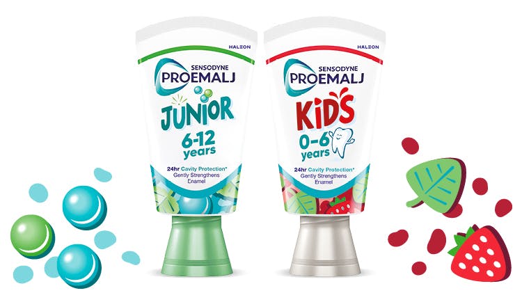 ProEmalj Kids and Junior Toothpaste