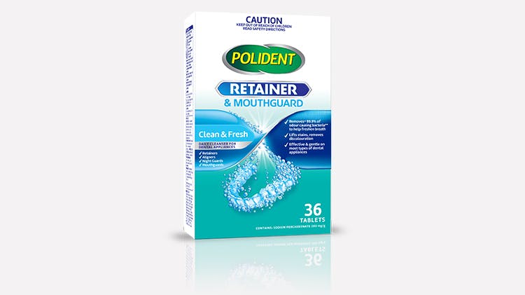 Polident Pro Guard & Retainer pack shot