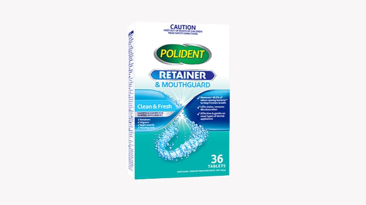 Polident retainer & mouthguard