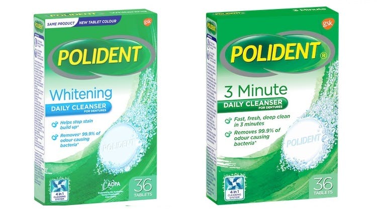 Polident cleansers