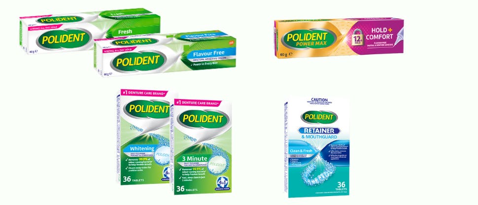 Polident range