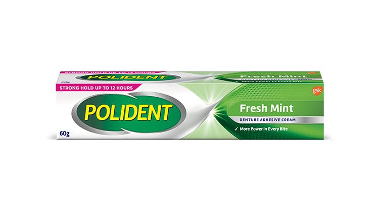 Polident Denture Adhesive Cream - Fresh Mint