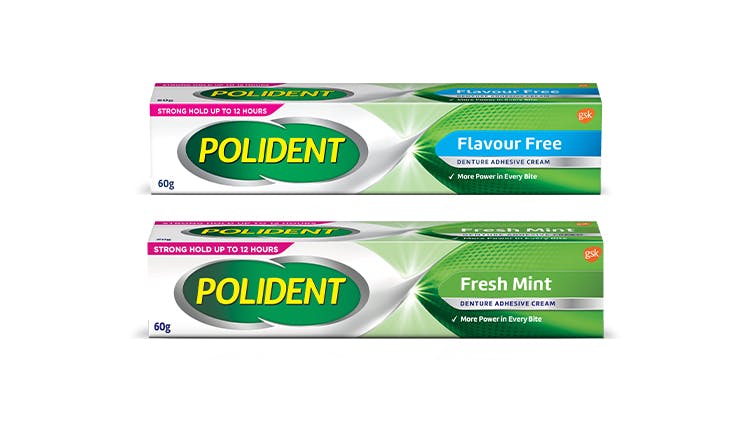 Polident adhesives