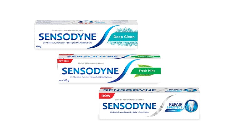 Various Sensodyne Products