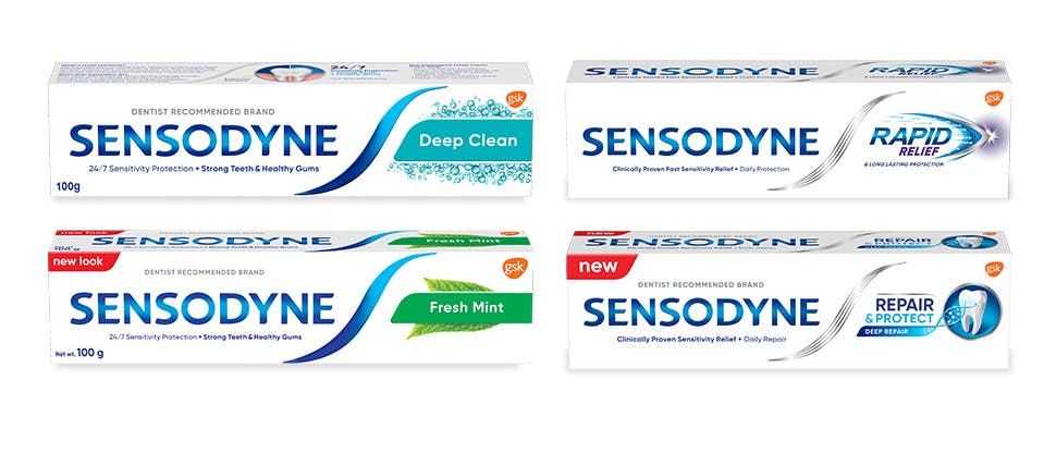 Sensodyne range