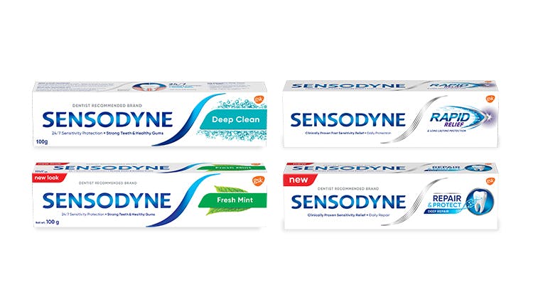 Various Sensodyne Products
