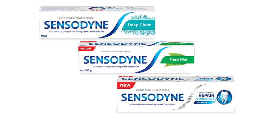 Sensodyne range