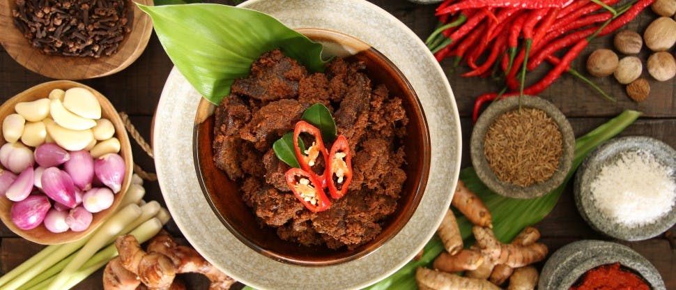 Rendang and spices
