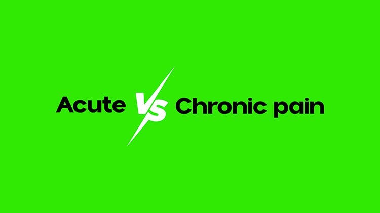 Difference between acute and chronic pain