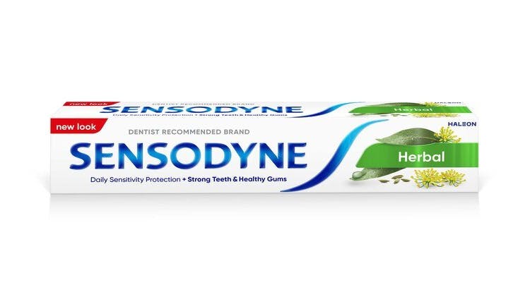 Sensodyne Herbal Multi Care toothpaste packshot