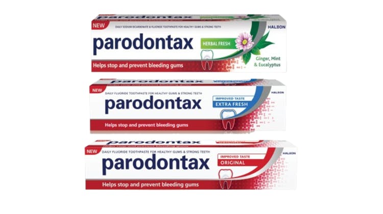 parodontax range shot