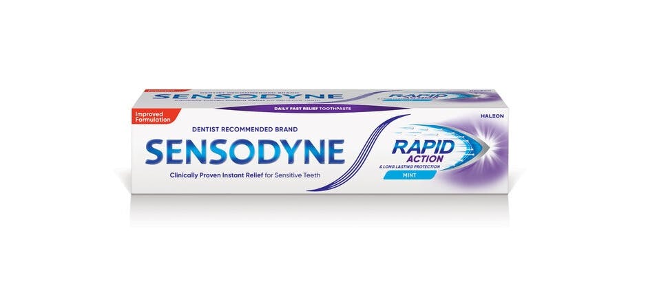 Sensodyne Rapid Action Toothpaste Packshot