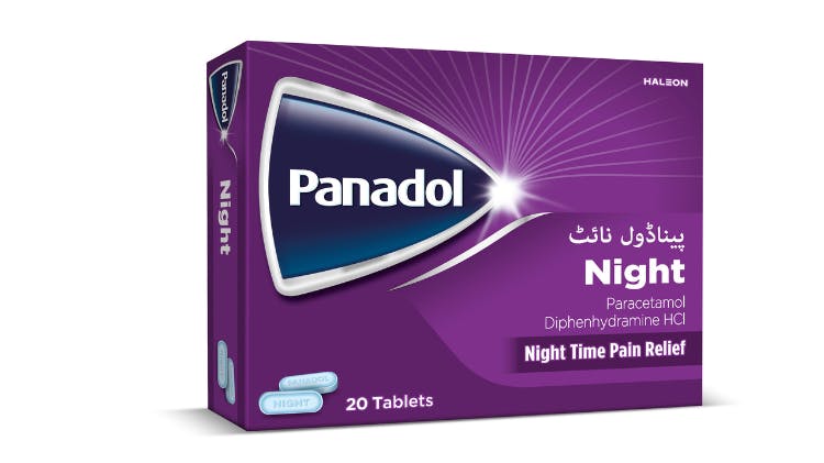 Panadol Night pack shot