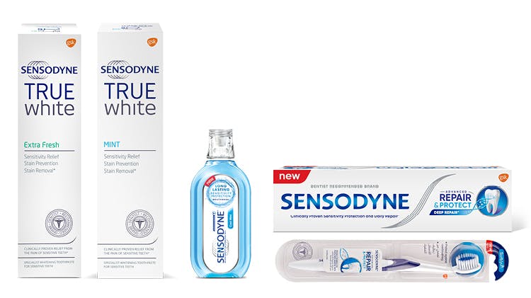 Various Sensodyne Products