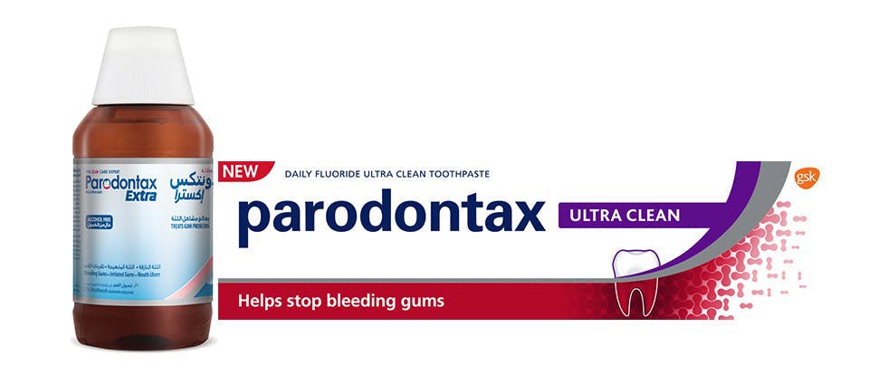   Parodontax Gum Health Toothpaste and  Mouthwash