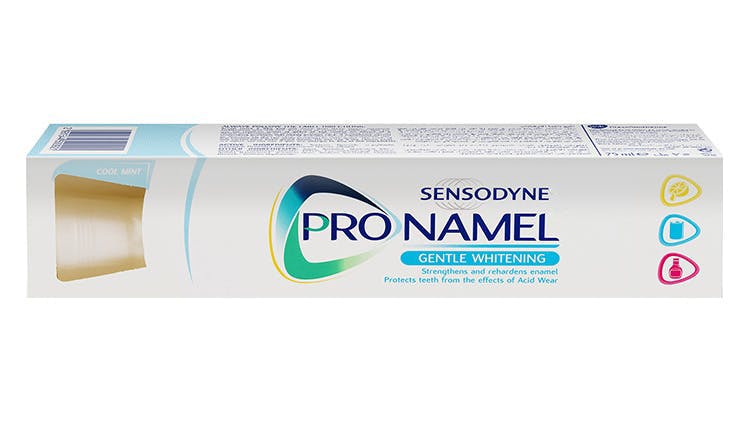 Sensodyne Pronamel Toothpaste Range shot