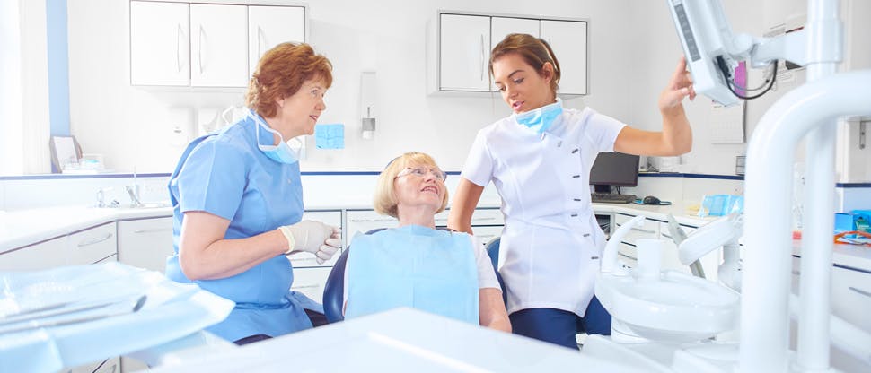 Dental professional team