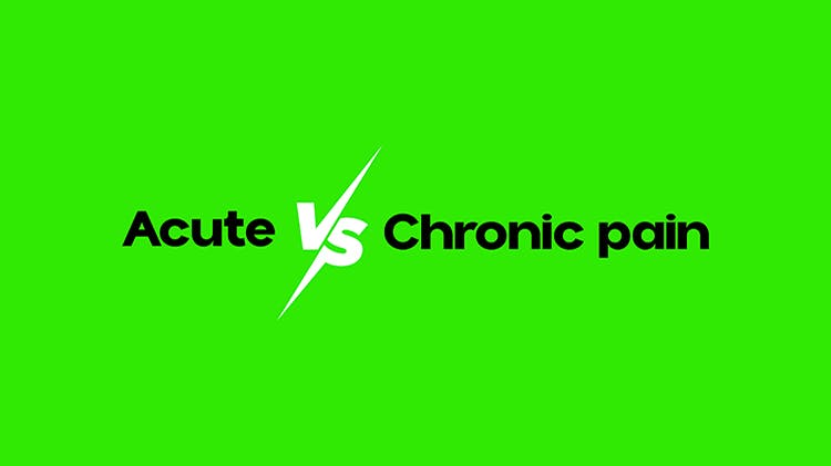 Difference between acute and chronic pain