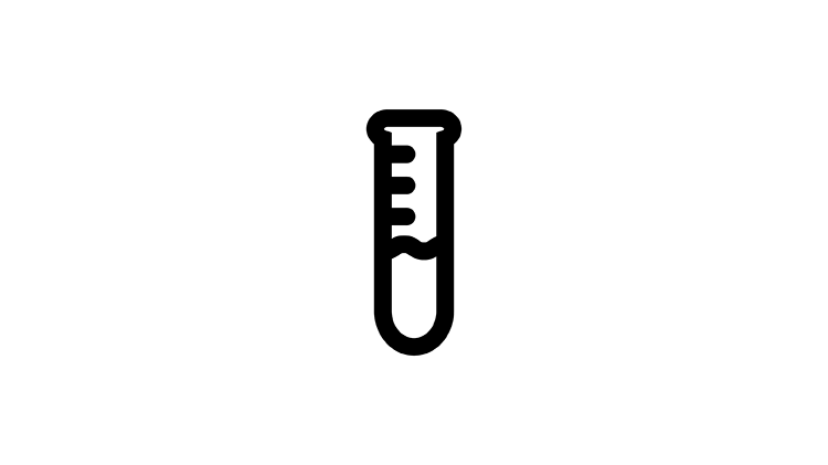 Science tube icon