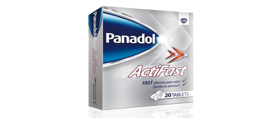 Panadol Actifast pack shot