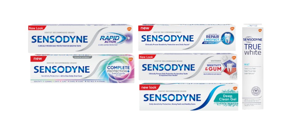 Sensodyne range