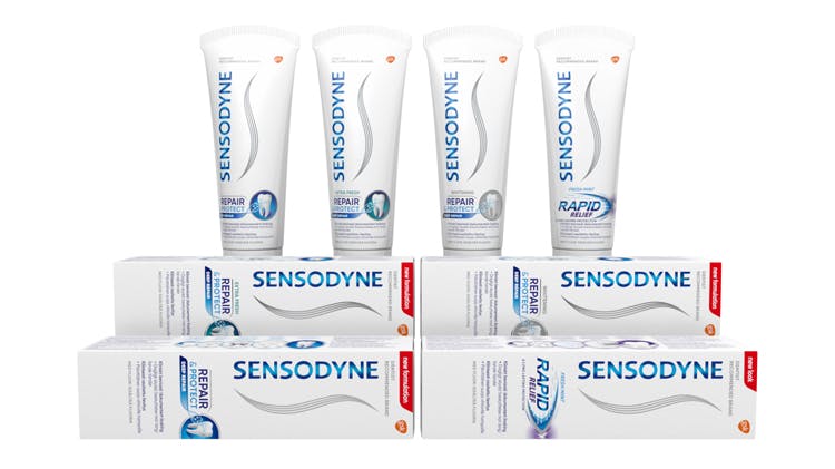 Various Sensodyne Products