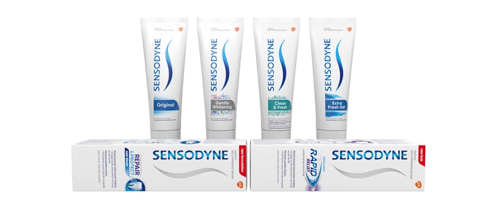 Sensodyne range