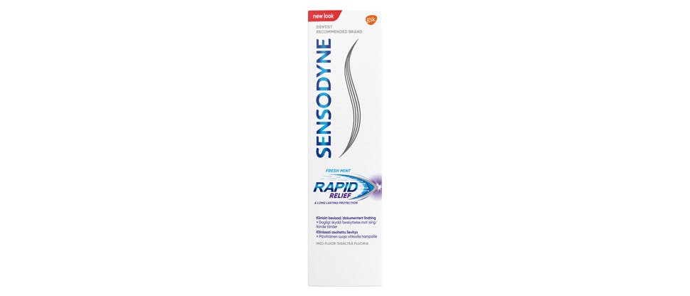 Sensodyne Rapid Relief packshot