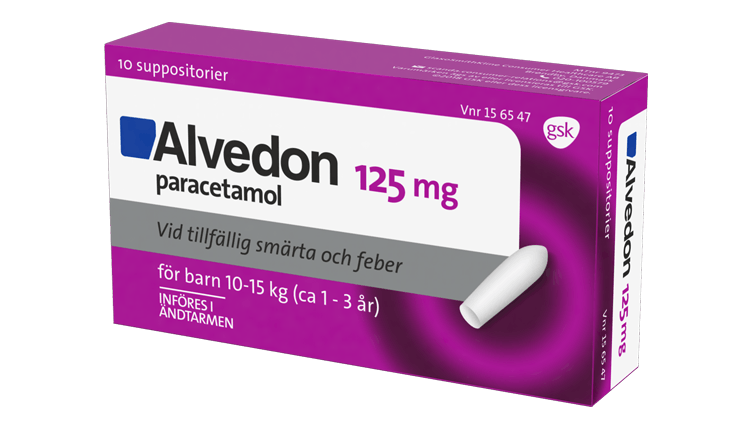 Alvedon for children pack shot