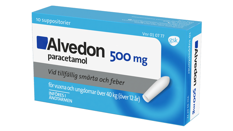 Alvedon for children pack shot