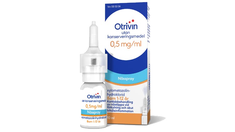 Otrivin preservative-free 1 mg/ml