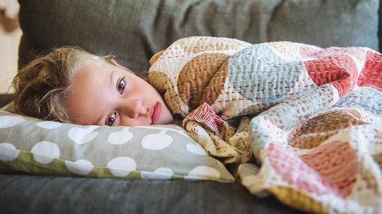 Child with fever