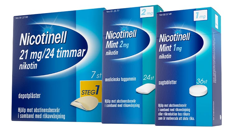 Nicotinell products