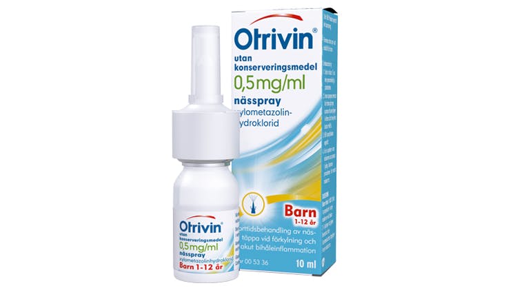 Otrivin preservative-free 1 mg/ml