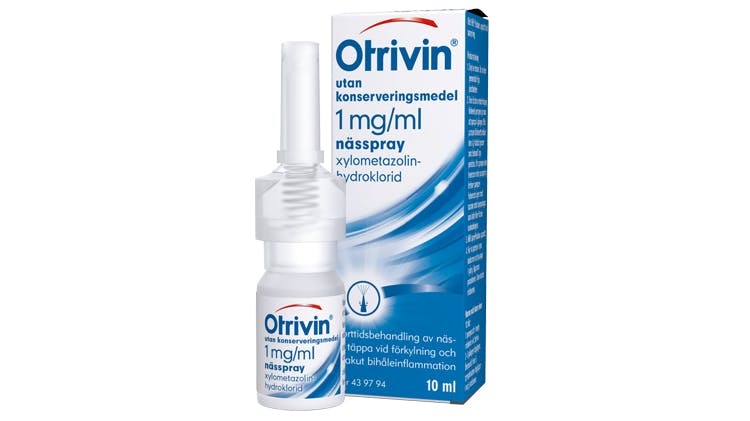Otrivin preservative-free 1 mg/ml