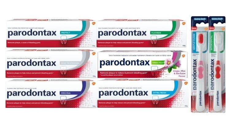 parodontax range shot