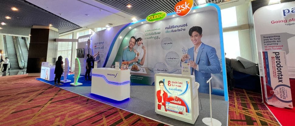 Haleon Oral Health stand at 113th Conference of The Dental Association of Thailand 