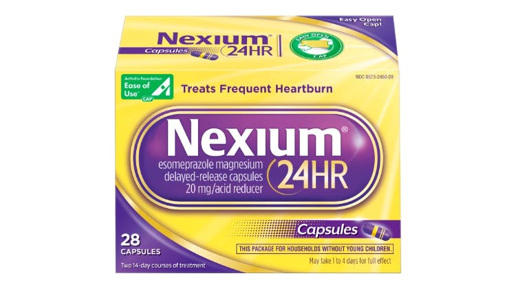 Nexium 24HR Easy Open Cap