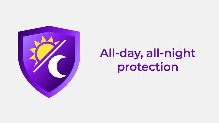 All-day, all-night protection icon
