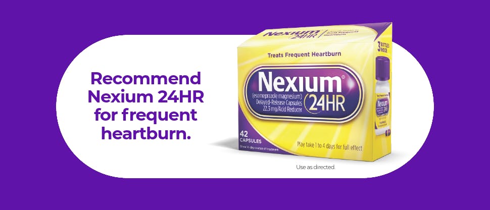 Recommend Nexium 24HR