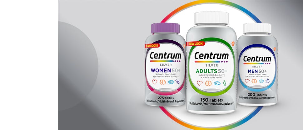 Centrum silver women, adults, and men product shot