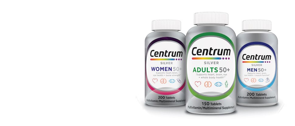 Centrum silver women, adults, and men product shot
