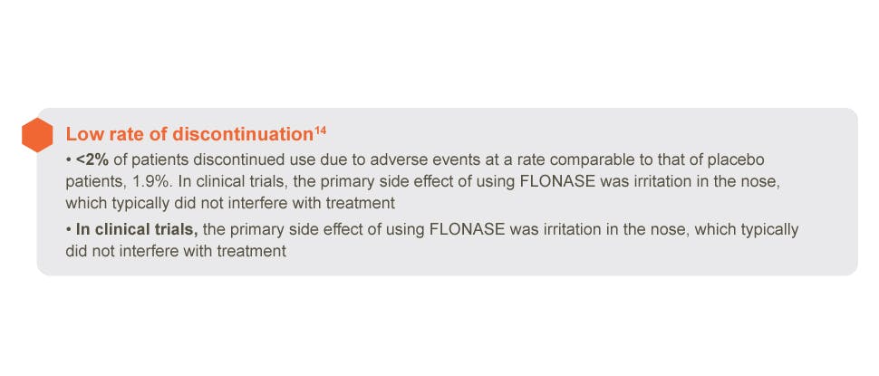 Flonase allergy relief safety info