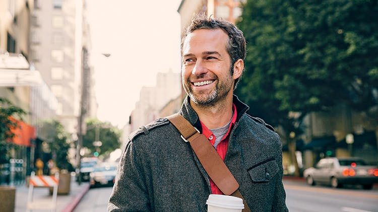 Man with coffee